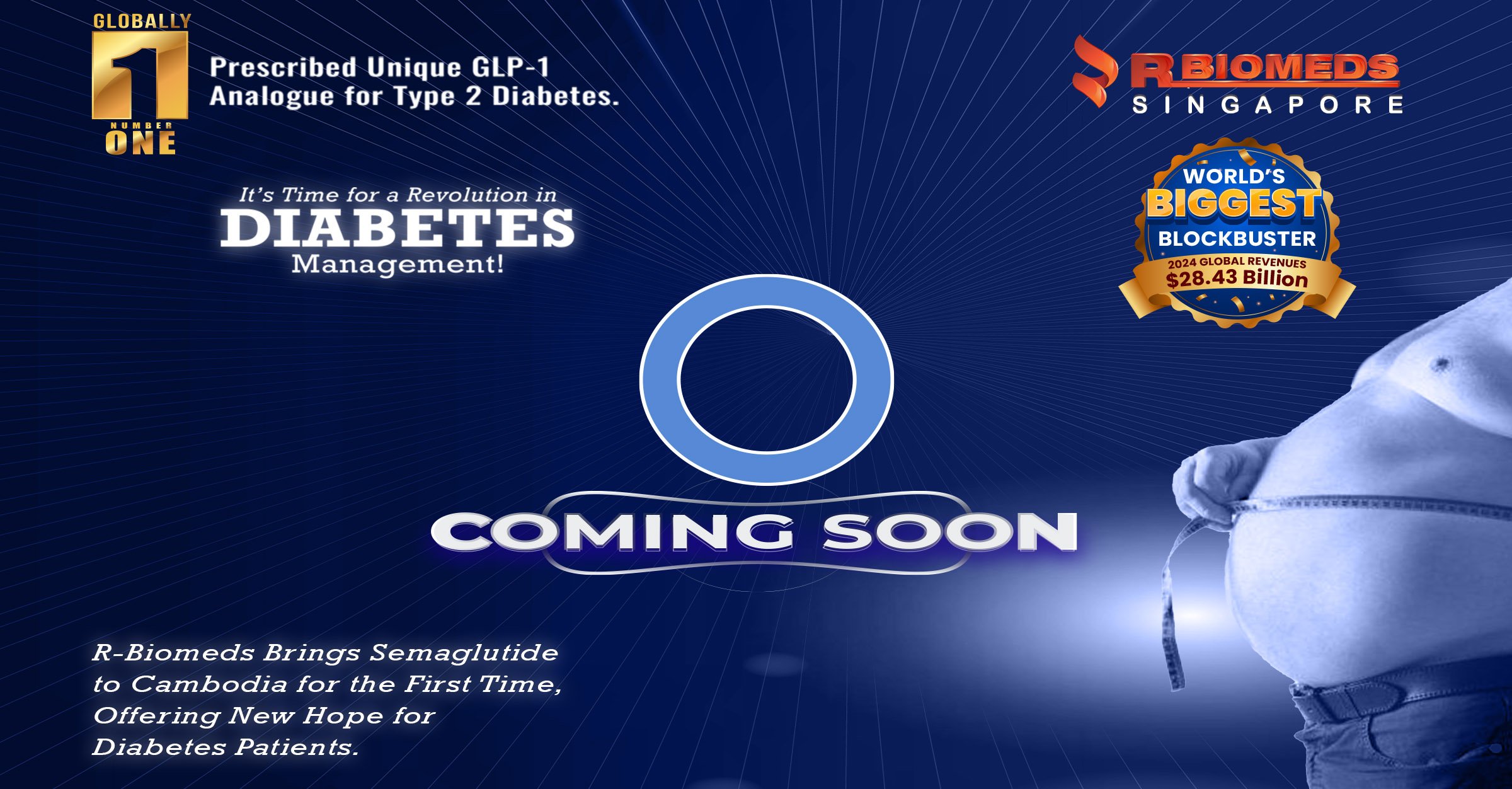 R-Biomeds Brings Semaglutide to Cambodia for the First Time, Offering New Hope for Diabetes Patients