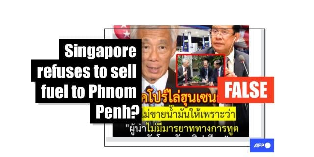 Thai Posts Falsely Claim Cambodia Loses Access to Singapore Oil Exports
