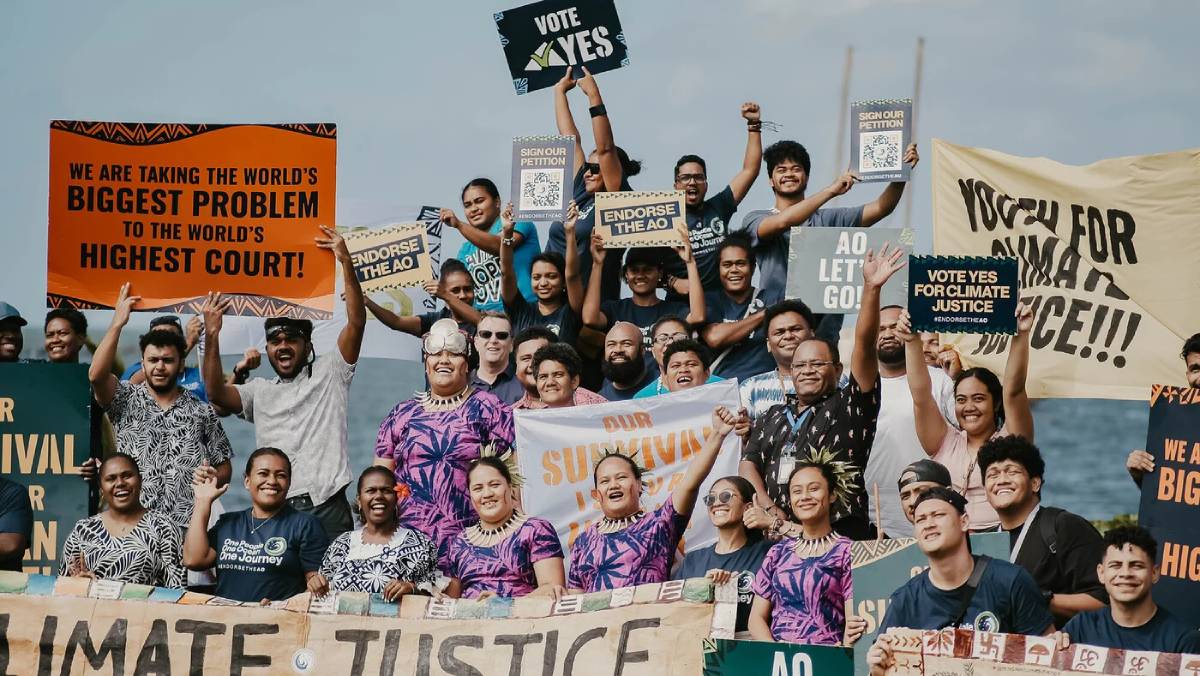 Pacific Islands Youth Group Wins Prize For Climate Legal Action